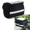 EEEKit 3.5L Bicycle Cycling Basket Handlebar Front Accessories Bag /w Sliver Grey Reflective Stripe and Clear Map Pocket