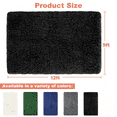 thumbnail image 7 of Nefoso Shag Area Rug, 9ft x 12ft Soft Fluffy Area Rugs for Living Room Bedroom Decor, Black, 7 of 7