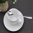 thumbnail image 2 of 10 Pack Magik Long Handle Stainless Steel Mixing Ice Cream Frozen Yogurt Coffee Spoon Set (Long Handle - Round), 2 of 9
