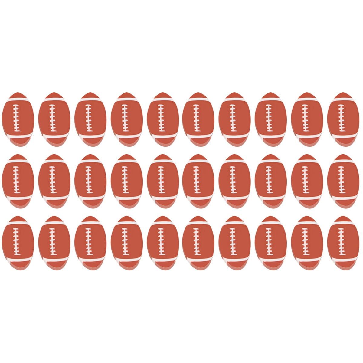 MLINS 200 pcs  Delicate Erasers Portable Rugby Erasers Creative Pencil Erasers Stationery Accessory