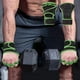 thumbnail image 4 of Guantes de levantamiento de pesas de medio dedo para hombres y mujeres con protección para callos y soporte para muñecas para entrenamiento en gimnasio, levantamiento de potencia y CrossFit., 4 of 5