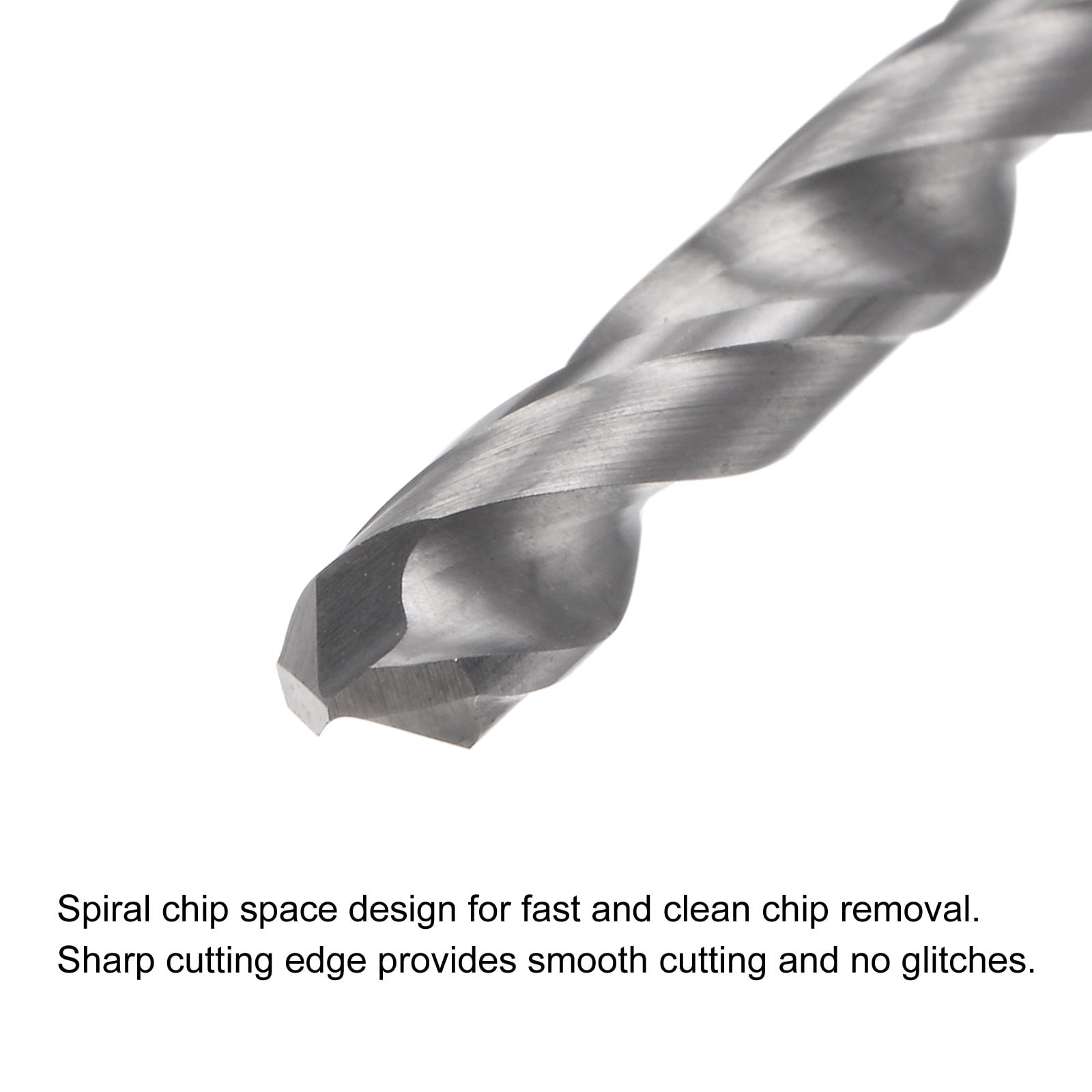 Unique Bargains Tungsten Carbide Jobber Drill Bits Straight Shank Spiral Flutes 4mm