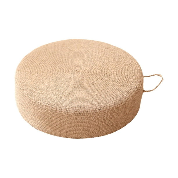 Cojín de suelo de tatami, almohada plana para el suelo, para el ocio, la ceremonia del té, pensamiento profundo 10 cm de espesor