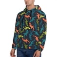 thumbnail image 2 of Hoodies for Men - Multicolor Cute Lizard Gecko Long Sleeve Comfrt Men'S Fashion Hoodies & Sweatshirts, Sweatshirts for Men Hoodies Pullover Clothing Clothes with Pouch, 2 of 7
