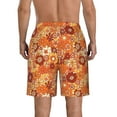thumbnail image 3 of Naloa Hippie Flower Men's Beach Shorts, Surfing shorts, Swim trunks, Quick Dry Swim Trunks for Surfing Beach Fun - Medium, 3 of 9