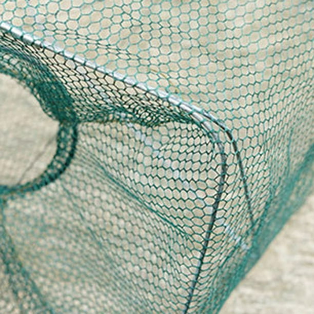 July Memor Portable Fishing Net Fish Shrimp Mesh Cage Cast Fish Trap  Foldable Network 