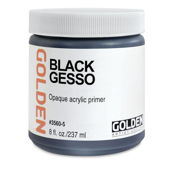 Golden� Gesso, Black, 8oz.
