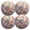 Multi, variant on Ryvnso Birds on Leaves Branch Round Plate Mats Dining Table Placemat Set of 4 for Holiday Decoration