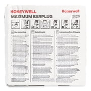 Howard Leight by Honeywell MAXIMUM Single-Use Earplugs, Coral, 100 Pairs