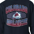 thumbnail image 3 of Men's Starter Navy Colorado Avalanche Team Grit Graphic Fleece Pullover Sweatshirt, 3 of 3