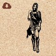 thumbnail image 3 of Girl Metal Cutting Dies Stencil Diy Scrapbooking Album Paper Card Template Mold, 3 of 5