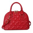 thumbnail image 1 of Bolsa De Hombro Bolso de mano para mujer, bolso de mano de piel sintética, bolso de mano sencillo y elegante, bandolera (rojo), 1 of 7