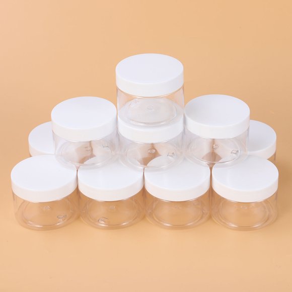 VERDANVERSE 12Ud Contenedores De Boca Ancha De Pet Para Guardar Cosméticos Manualidades