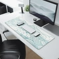 thumbnail image 2 of "Extra Large Desk Mouse Pad with Topographic Pattern - Non-Slip Rubber Base for Better Comfort and Style - Perfect Addition to Your Desk Decor", 2 of 7