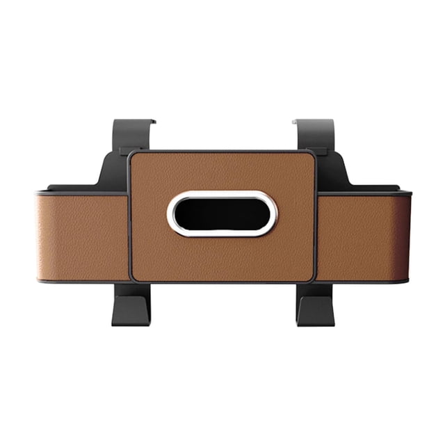 ZENGHUIJ Car Seat Back Storage Box Multi-function Storage Bag Car Tissue Box Rear Seat Storage Cup Hook