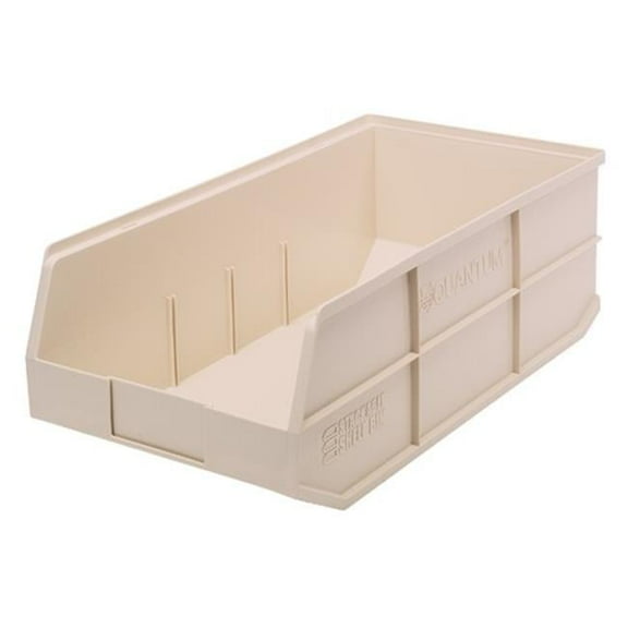 Stackable Shelf Bin, Ivory - 6 per Cotton