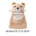 thumbnail image 3 of NAISIBABY Kids Winter Knit Hat, Protector Head & Neck Thicken Plush Cute Beanie Cap Beige Free Size, 3 of 3