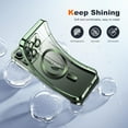 thumbnail image 3 of Matallic Glossy Clear for iPhone 14 Pro Case Compatible with MagSafe with Plating Full Camera Protection[Strong Magnetic Attraction]Slim Phone Case Shockproof for Women Girls(6.1")-Alpine Green, 3 of 13