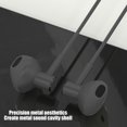 thumbnail image 3 of Auriculares inalámbricos intraaurales Txmfgh con Bluetooth, estilo colgante, con 30 horas de reproducción y baja latencia para juegos y deportes. Disponibles en negro, blanco y morado., 3 of 8