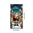 thumbnail image 3 of Funda Navideña para Puerta con Diseño de Papá Noel, 89 X 183 Cm (35 X 72 Pulgadas), Decoración Festiva | Tela de Poliéster Resistente | Fácil Instalación | Apta para Uso Interior y Exterior | Multico, 3 of 6