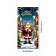 thumbnail image 3 of Cortina navideña para puerta con decoración de Papá Noel | Cortina de tela de poliéster para decoración navideña, 3 of 6