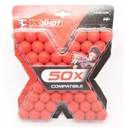 X-Shot FaZe Clan Blaster 50X Refill Pack by ZURU (50 Red Rounds) for Ages 14+