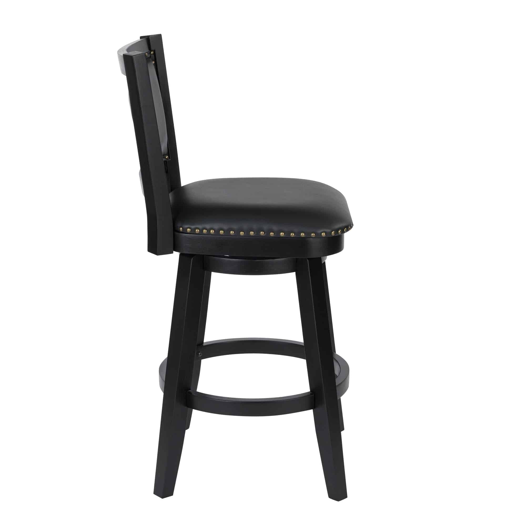 Boraam Broadmoor Bar Height Swivel Stool - Black