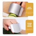 thumbnail image 2 of 4 Pcs Finger Guards Finger Protectors Stainless Finger Guards for Cutting Food, 2 of 7
