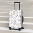 thumbnail image 2 of Lsque Chemical Formulas Printed Luggage Cover, Travel Luggage Protector,Scratch and Dirt Resistant, Fits 18-32 Inch Luggage - Large, 2 of 9