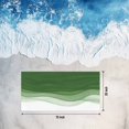 thumbnail image 2 of Beach Towel Ombre Green Waves Bath Pool Towels Abstract Gradient Color Absorbent Beach Towel Soft Large Quick Dry Lightweight Camping Travel Sports Yoga Gym Swim Towels for Adult 35x70 Inch, 2 of 9