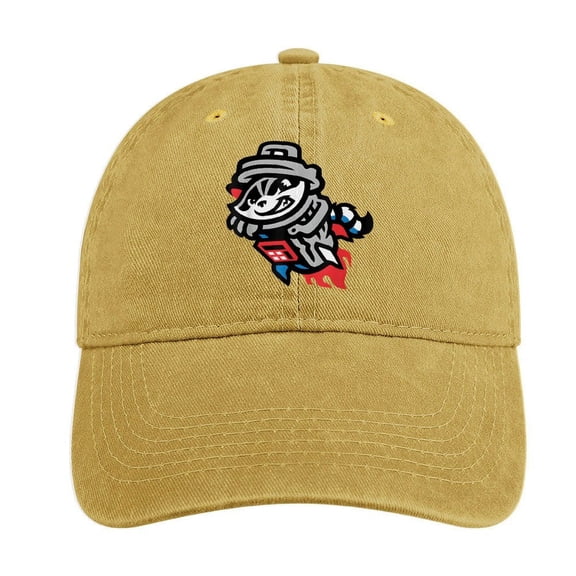 Trashed Panda Sand Colour Baseball Cap for Men Women, Adjustable Snapback Hats Cotton Hat