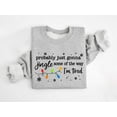 thumbnail image 4 of Probably Just Gonna Jingle Some of the Way Sweatshirt | Funny Christmas Lights Pullover, 4 of 8