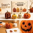 thumbnail image 3 of 3D Beaded Pumpkin DIY Kit – Halloween 4-Piece Handmade Pumpkin Craft Set, Cute 3D DIY Pets Animal Beading Kit with Instructions, Creative Beading Craft Decoration Gifts for Beginners, 3 of 7