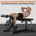 thumbnail image 6 of 3 In 1 Leg Extension and Curl Machine, 440LB Adjustable Leg Curl Machine for Home Gym, Seated Leg Extension and Lying Curl Machine for Lower Body Workouts, 6 of 7