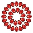 thumbnail image 1 of 100Pcs Teardrop Rhinestone 10x14 mm Pointed Back Rhinestone Beads,Red, 1 of 6