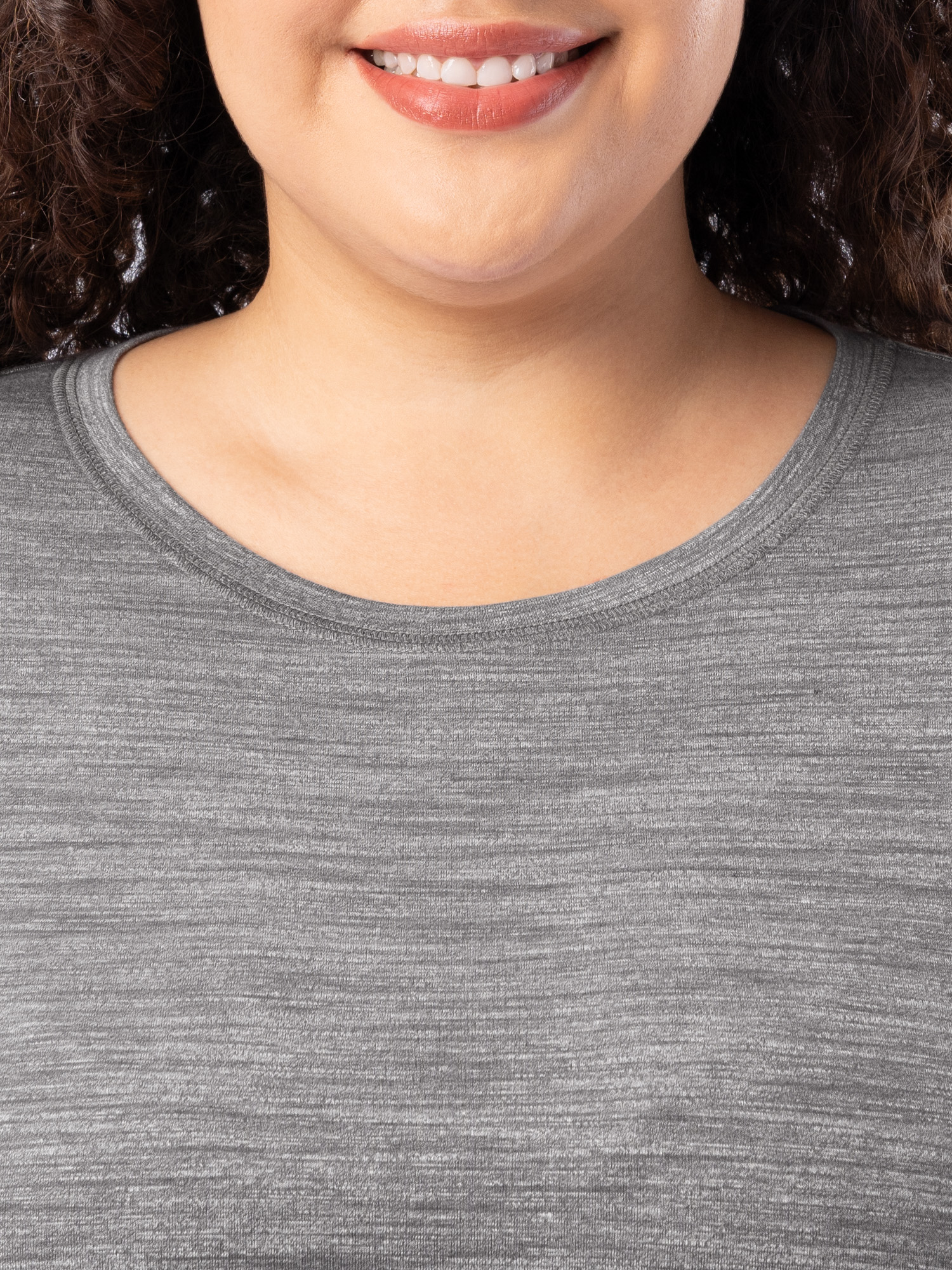Fruit of the Loom Women's Soft and Breathable Short Sleeve Crew Top & Pajama Short Set, Sizes S-4X