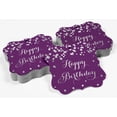thumbnail image 4 of Inkdotpot Pack Of 100 Real Silver Foil Bracket Shape Paper Tags Happy Birthday Favor Hang Tags, 4 of 6