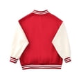 thumbnail image 5 of MEZZALL Kids Baseball Jacket Boys Girls Warm Thickened Outerwear Autumn Winter Seasons Youth Children Coats Birthday Long Sleeve Tops, 5 of 9