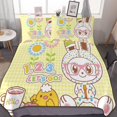 thumbnail image 1 of HAHDAXIA Lets Go Bedding Solid Comforter Set for All Seasons 3 Pieces(1 Comforter+2 Pillowcases) Soft Microfiber Bedding Set Full(79"x90"), 1 of 7
