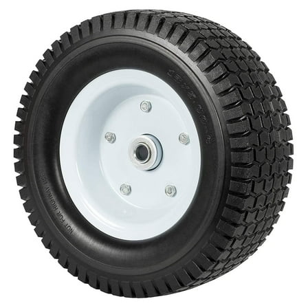 Heavy Load Flat Free Extra Wide Wagon Dolly Cart Tire (11-3/4" Diameter and 4" Width)