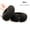Black, variant on 2pcs Exquisite Retro Mesh Bun Maker - Hollow Hair Donut, Classic Bun Styling Tool with Snap Button, Fashionable Hairstyle Accessory for Ponytails and Buns