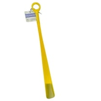 10 Pack Jumbo Shoe Horn for Shoe Slip On, Extended Length for Comfort, Convenience, No Bending or Straining, Perfect for All Shoe Types, Includes Hanging Hole for Storage, Organization, Bulk, Yellow