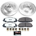 thumbnail image 3 of PowerStop Front Z36 Truck & Tow Carbon-Fiber Ceramic Brake Pad and Drilled and Slotted Rotor Kit Fits: JEEP Select Models K7941-36, 3 of 9