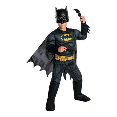 CHILD DELUXE MUSCLE CHEST BATMAN COSTUME