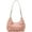 Pink, variant on Kukuzhu Women Hobo Bag Tote Bag Casual Pleat Chic Shoulder Bag Dumpling Purse