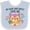 Blue and White, variant on Inktastic My Aunt and Uncle Love Me with Cute Kitten and Flowers Boys or Girls Baby Bib