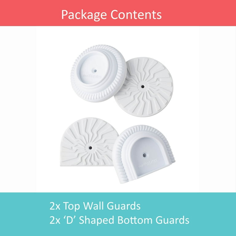 Toddleroo by North States Baby Safety Gate Wall Guards, Count