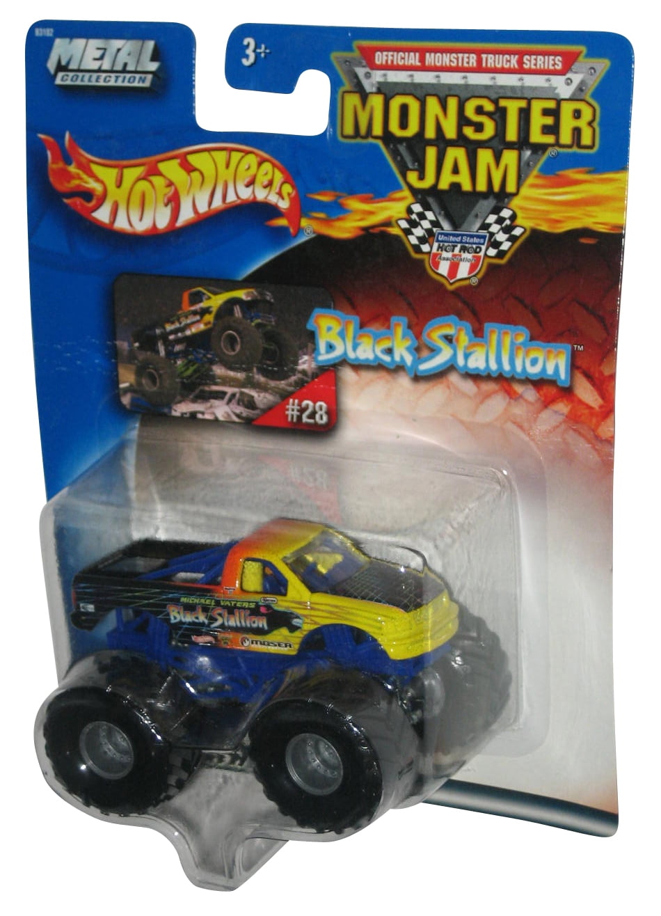 Hot Wheels Monster Jam Black Stallion Metal Collection (2002) Mattel 1: 