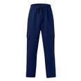 thumbnail image 5 of Dresfit Mens Cargo Pants Uncuffed Elastic Waist Baggy Sweatpants Casual 2026 Relaxed Fit Big and Tall Outdoor Trousers Loose Athletic Sweat Pants Navy 2XL, 5 of 7