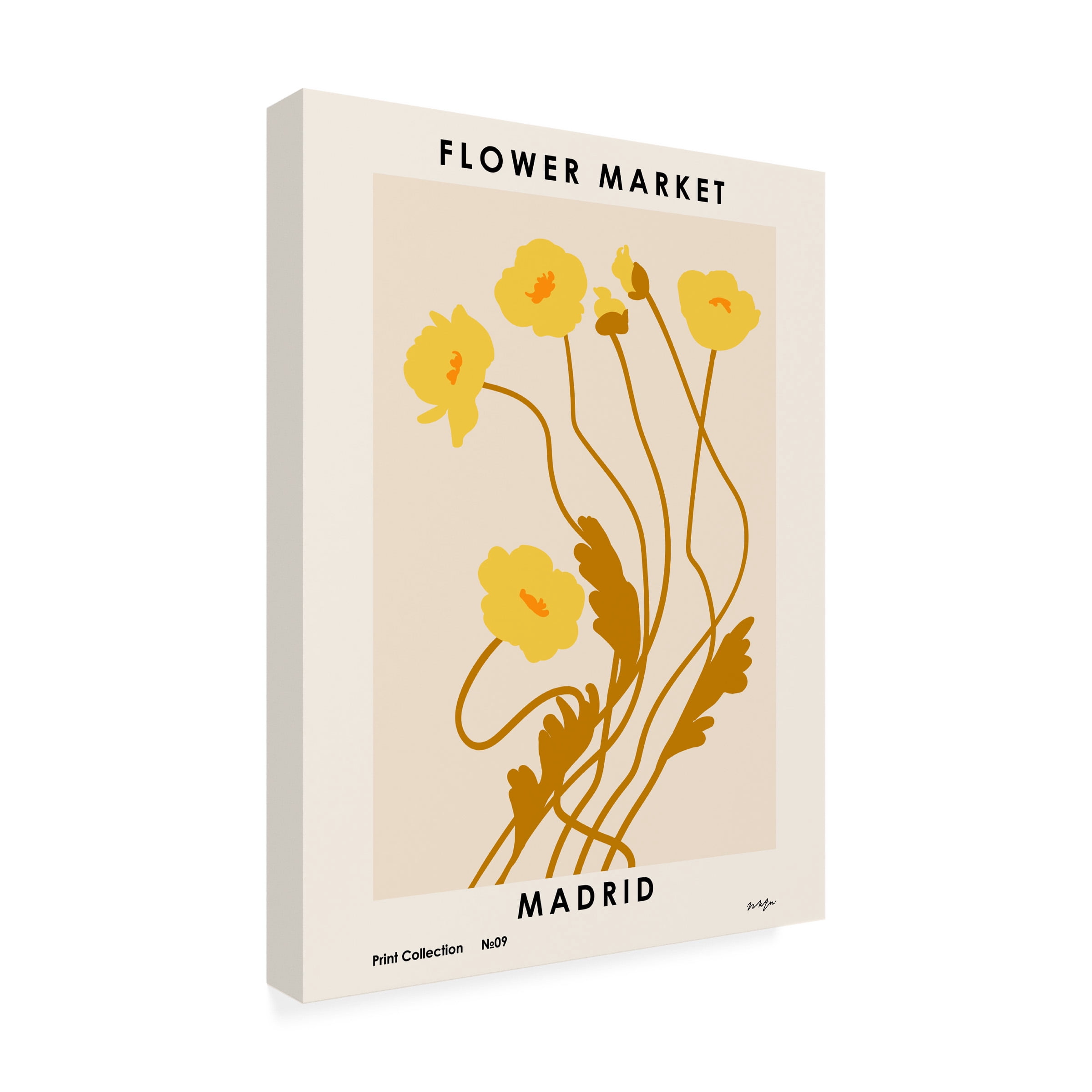 NKTN 'Flower Market. Madrid' Canvas Art